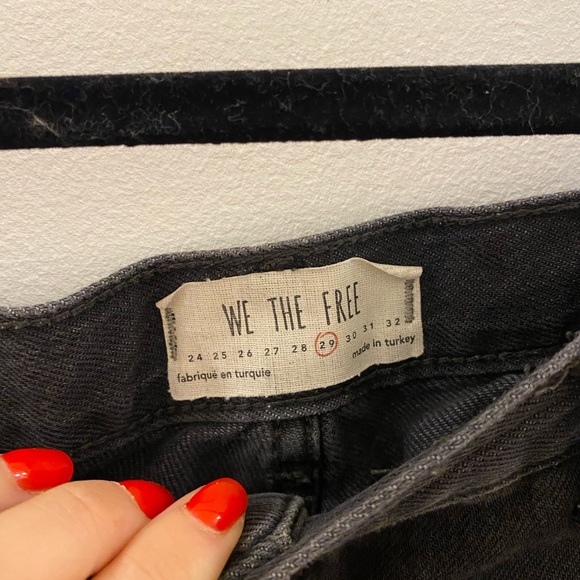 Free People Black Ripped Jeans - Picture 3 of 3